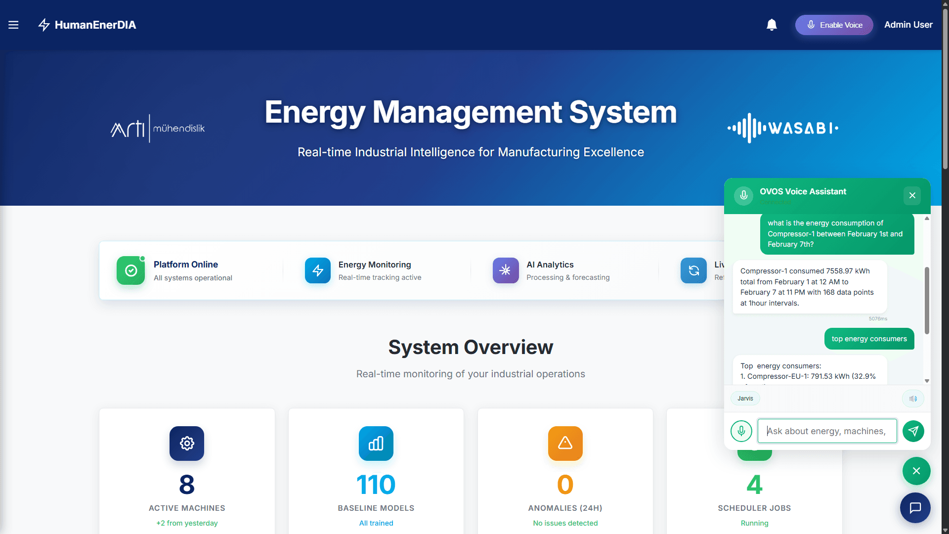 HumanEnerDIA — AI-Powered Industrial Energy Management Platform