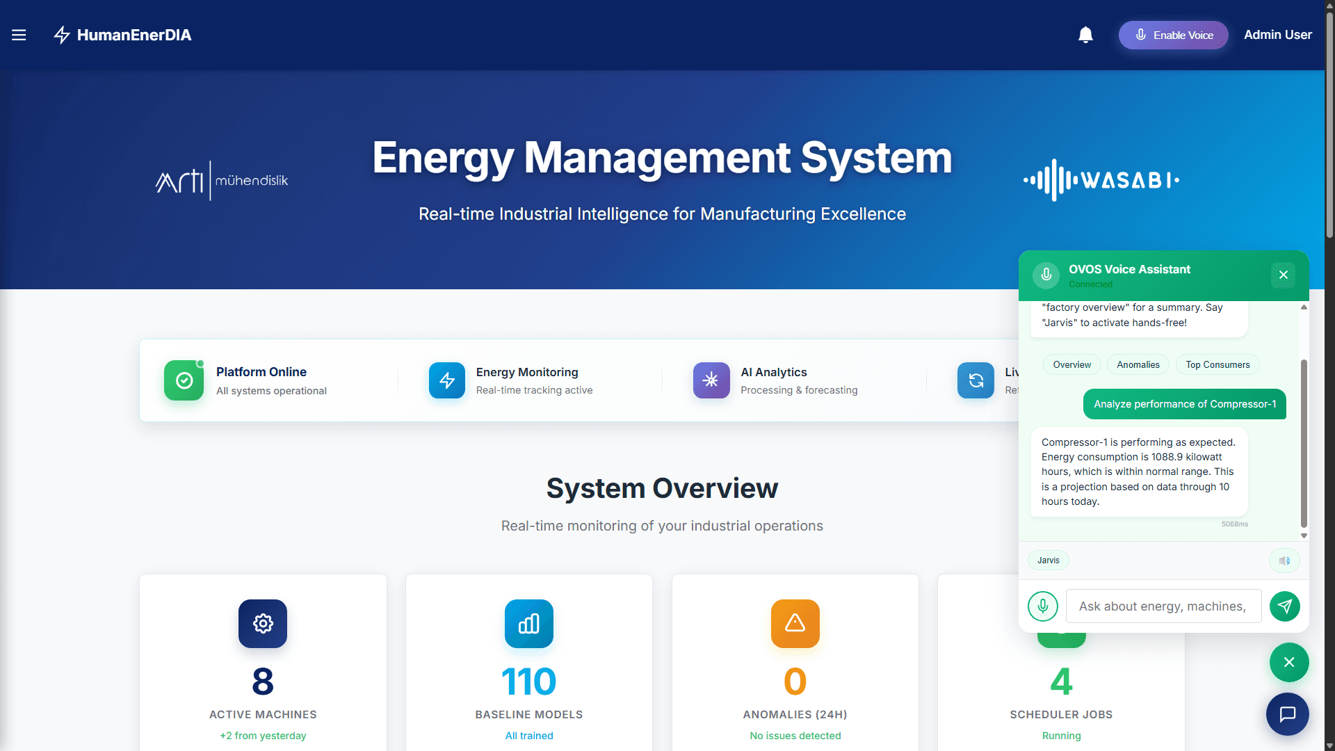 HumanEnerDIA — AI-Powered Industrial Energy Management Platform