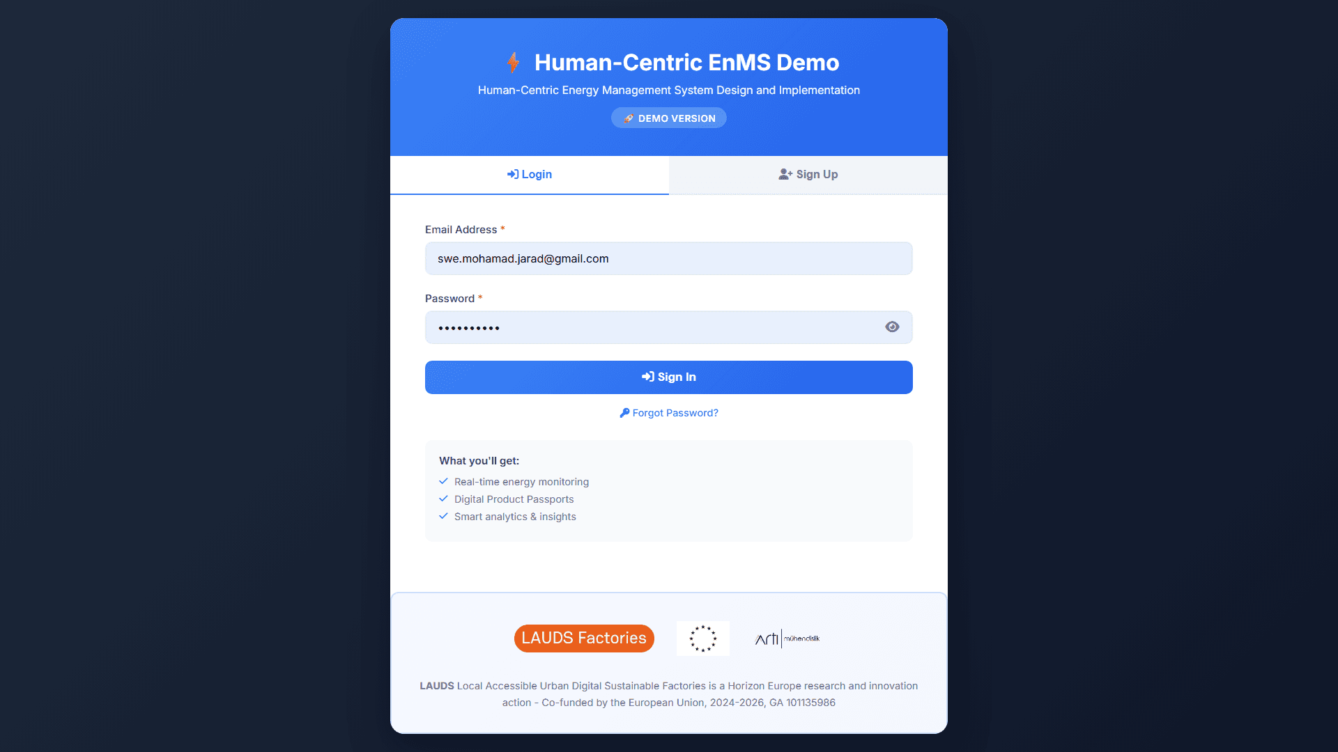 LAUDS — Full-Stack IoT Energy Monitoring Platform